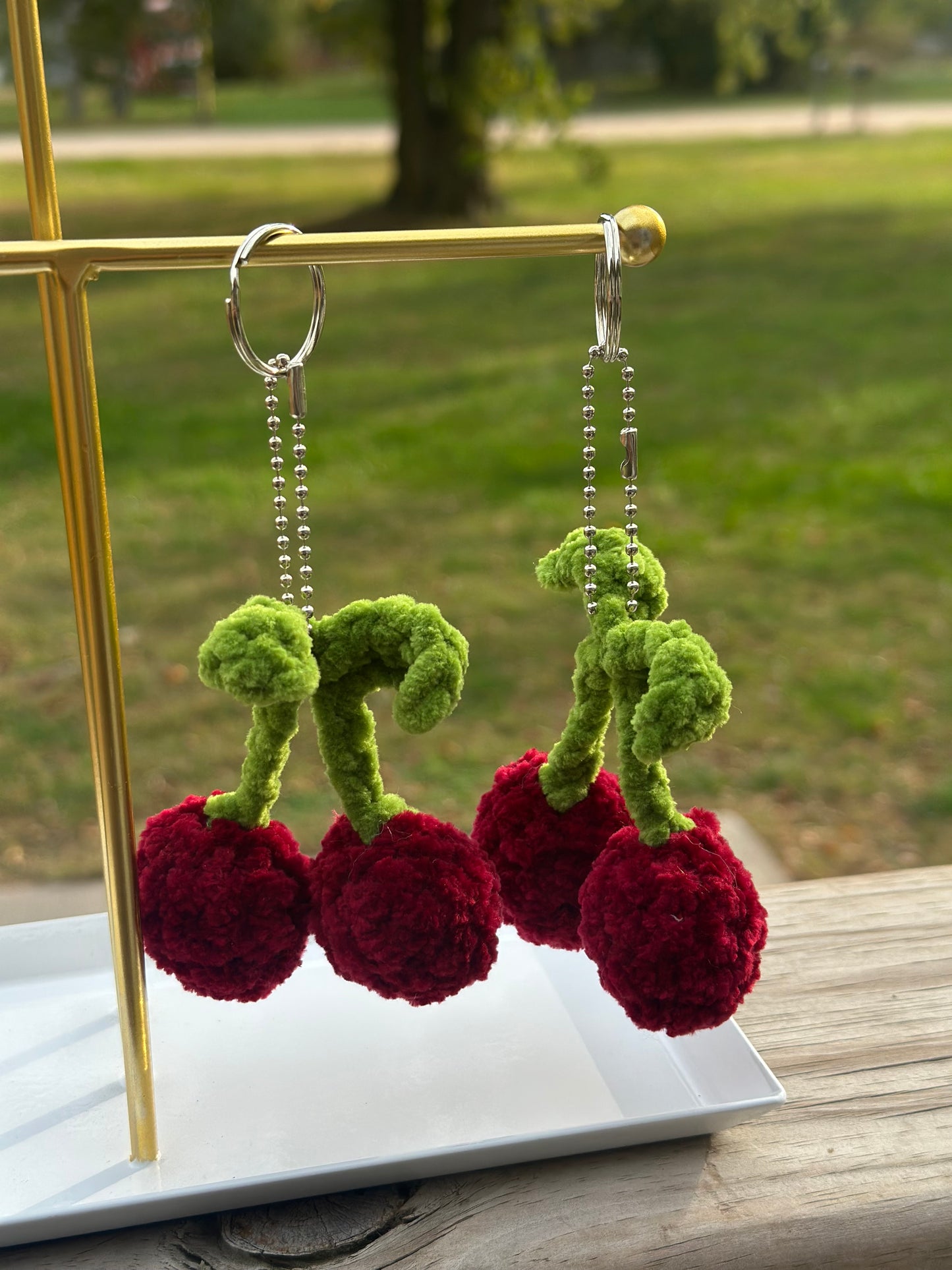 Cherry Keychain