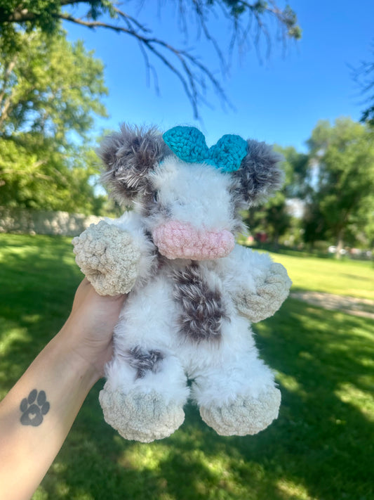 Fuzzy Cow Snuggler
