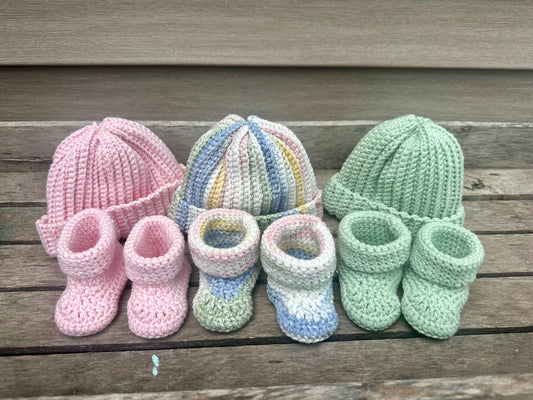 Baby Hat and Booties